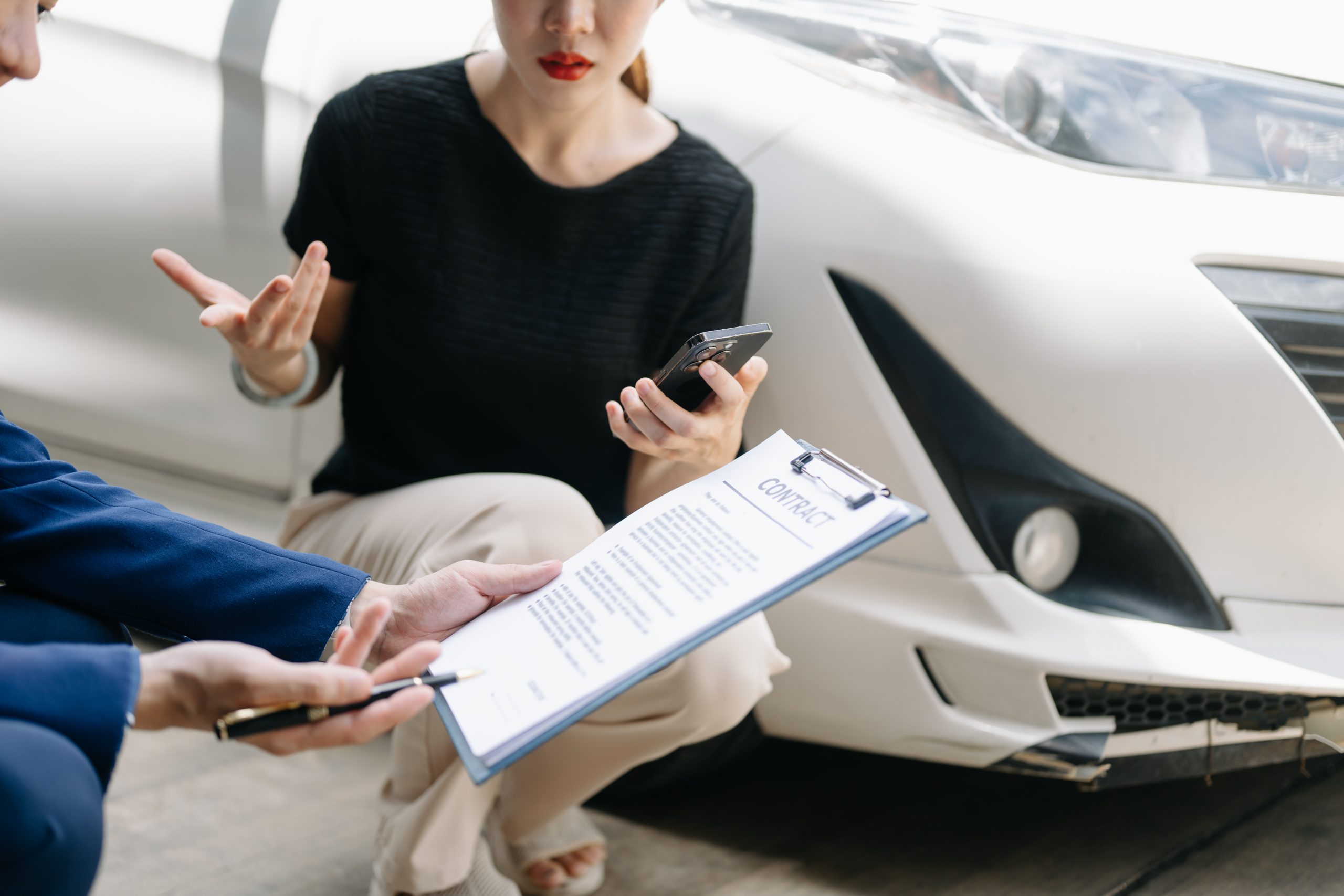 Customers and car insurance agents have entered into agreements