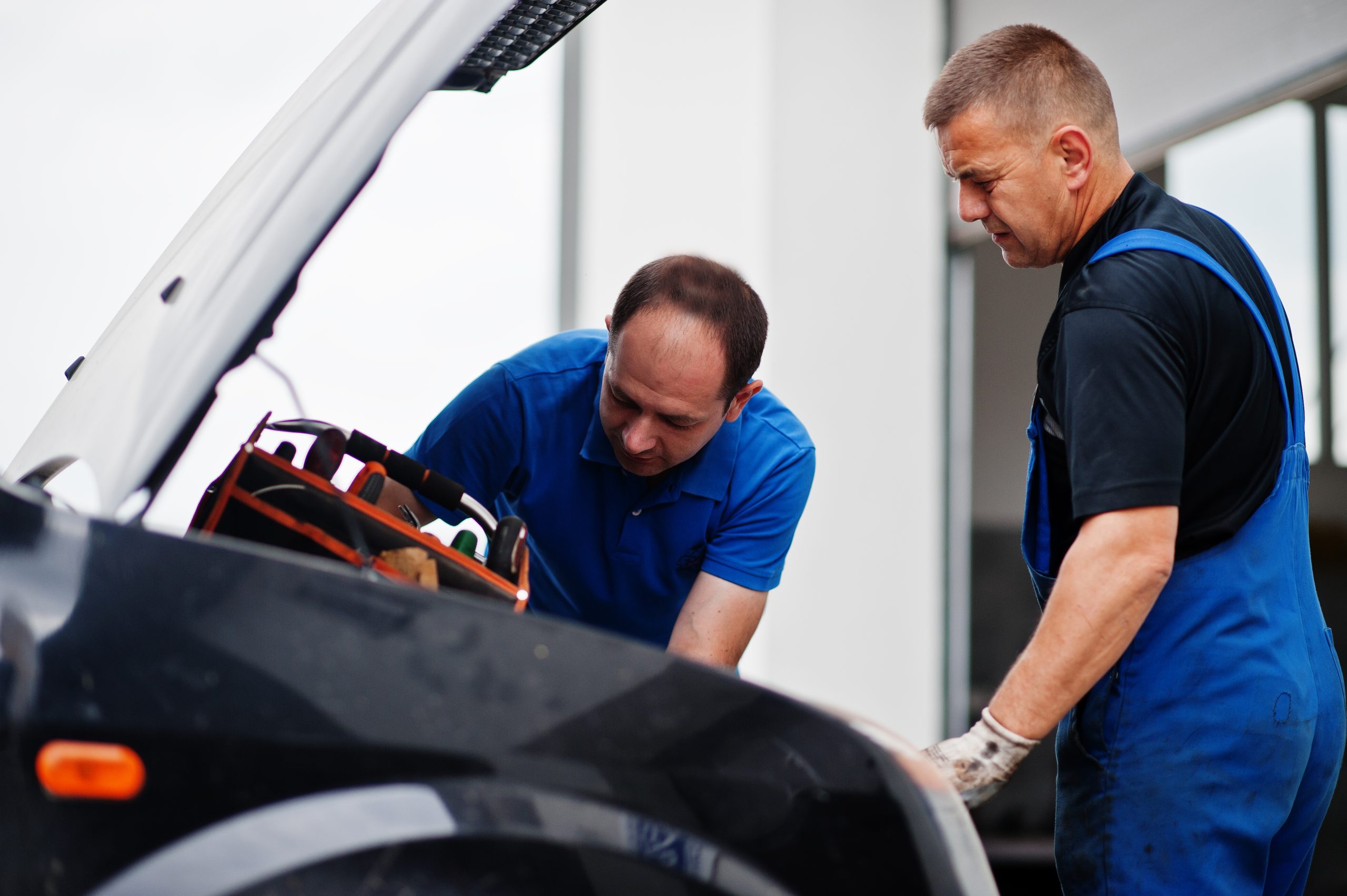 Car repair and maintenance theme